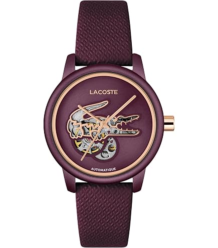 Amazon.com: Lacoste.12.12 Men's Automatic Watch - Sporty Leather